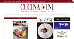 Desktop Screenshot of cucinaevini.it