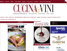 Tablet Screenshot of cucinaevini.it